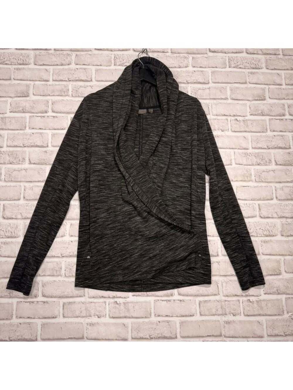 Zella Long Sleeve Wrap Sweater Yoga Women's M